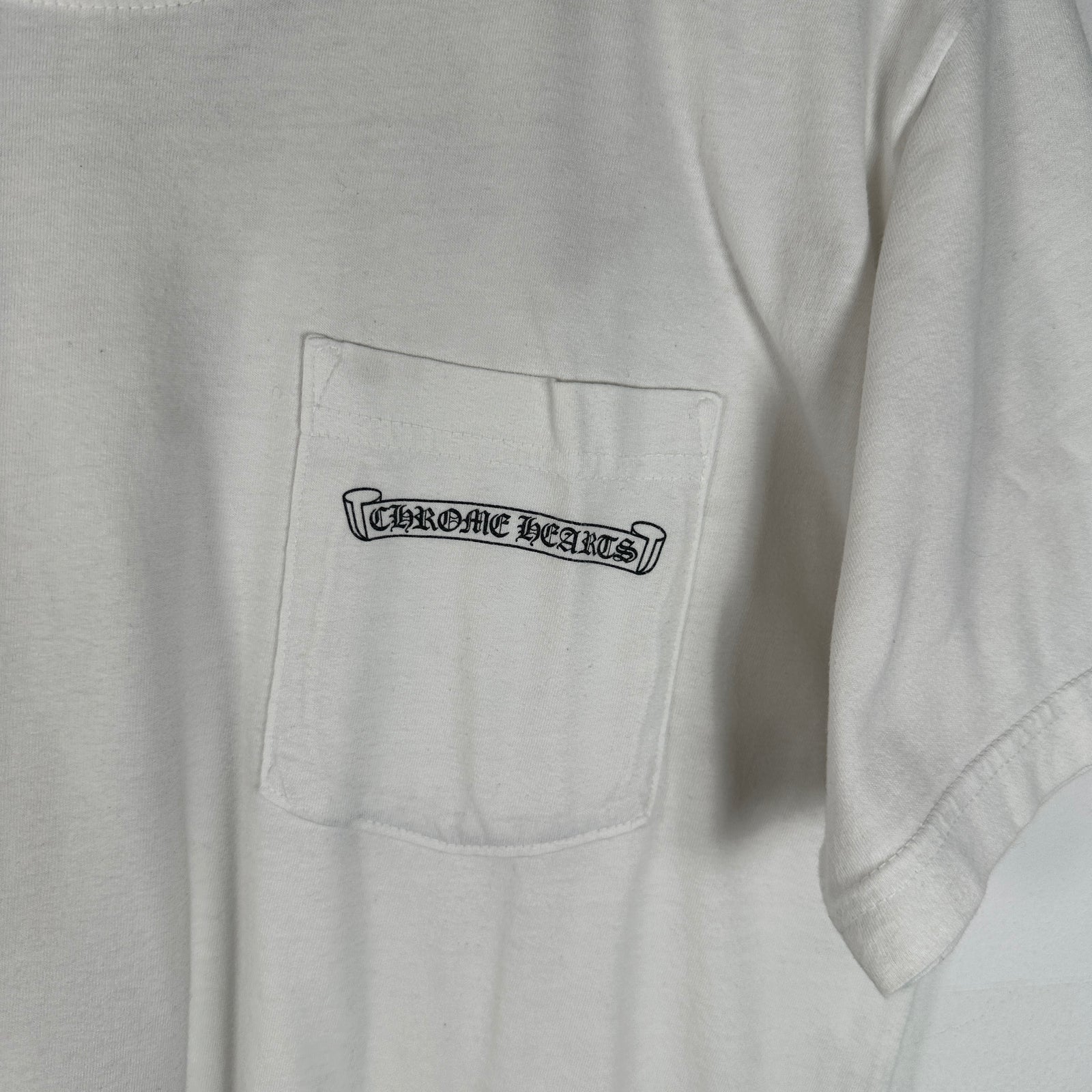 Chrome Hearts White Scroll T-Shirt Size M