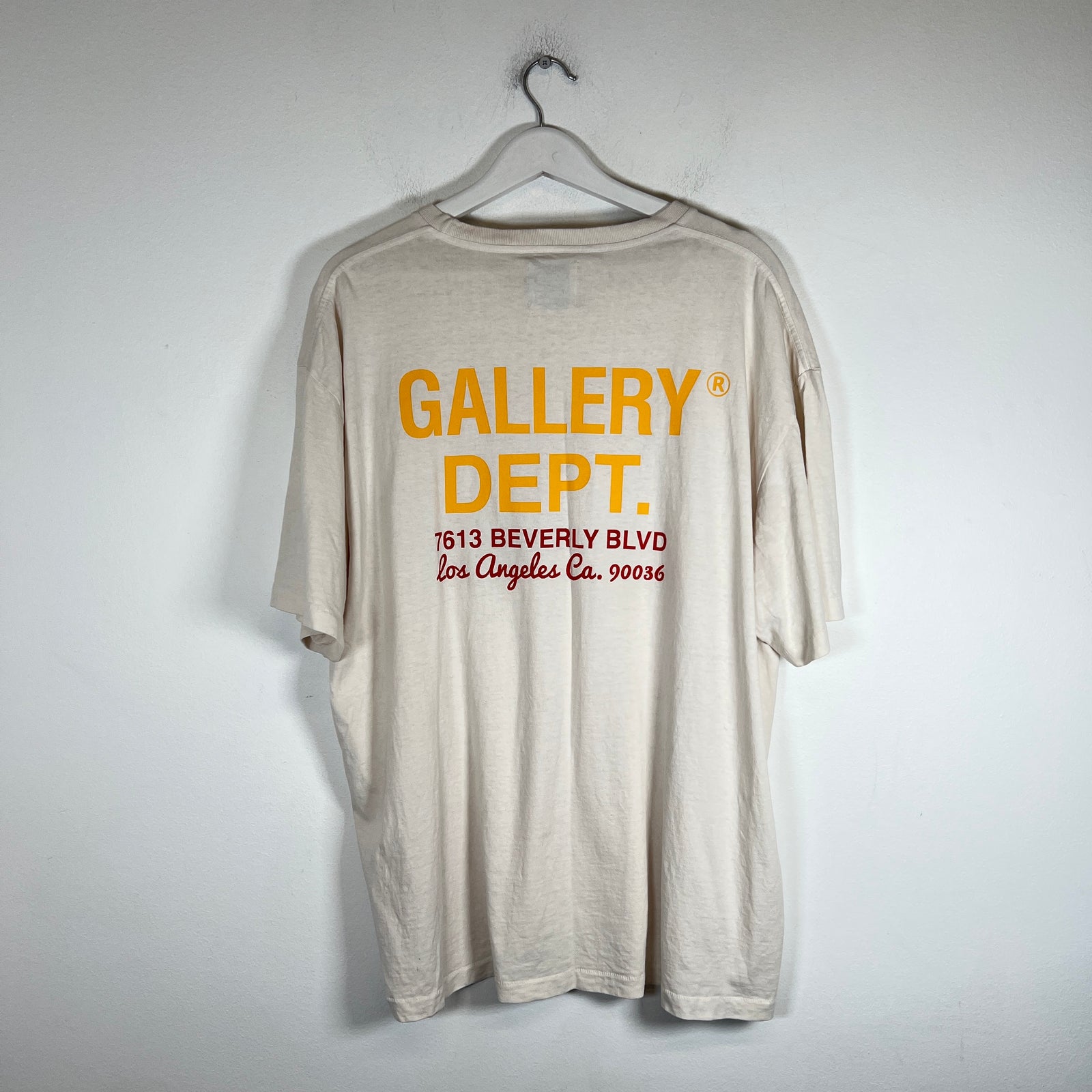 Gallery Dept Cream Venice Car Show T-Shirt Size XL