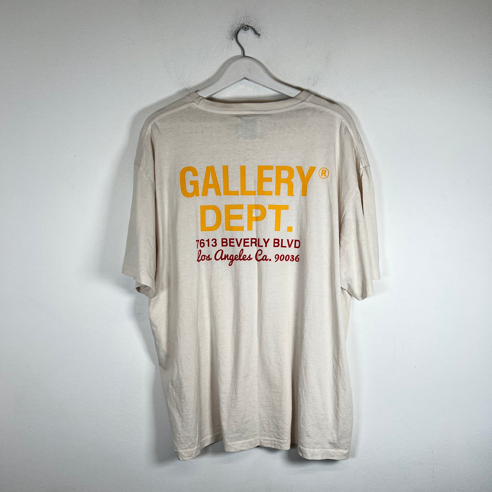 Gallery Dept Cream Venice Car Show T-Shirt Size XL