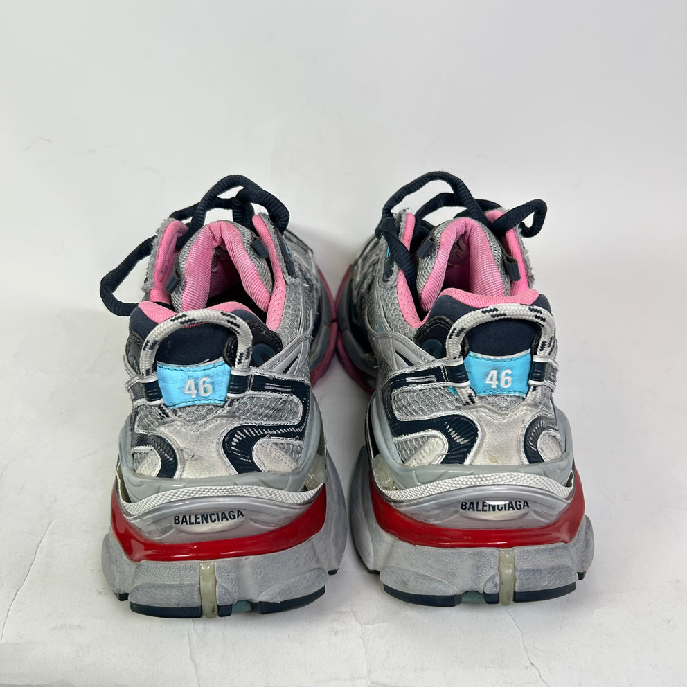 Balenciaga Multicolor Mesh Runner 2.0 Sneakers