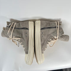 Rick Owens Gray Corduroy Ramones Size 43