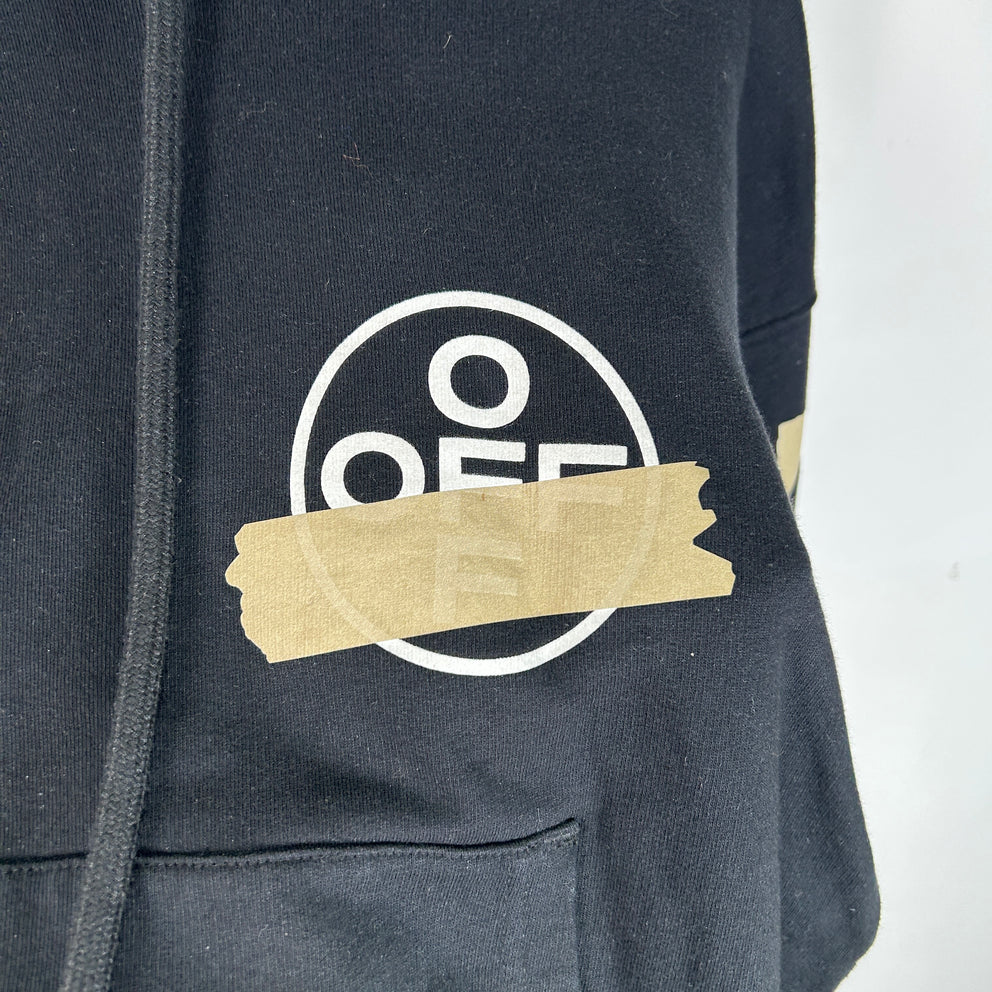 Off-White Stencil Tape Graphic Hoodie Size S