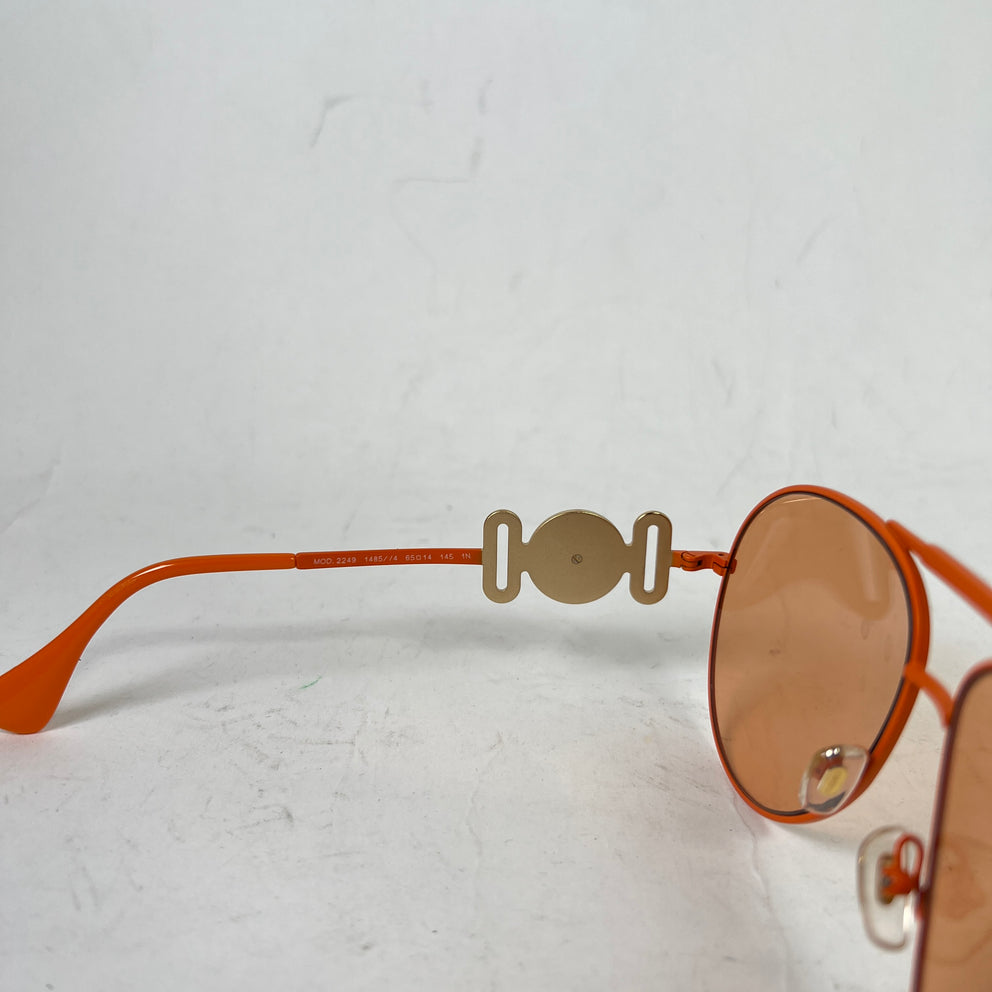 Versace Matte Pilot Sunglasses
