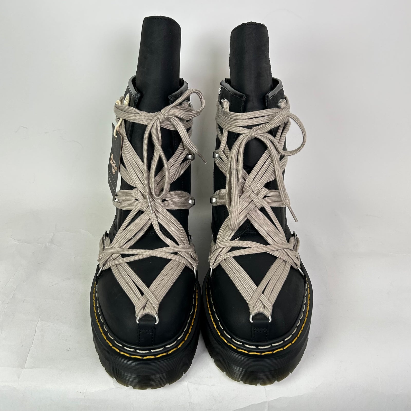 Rick Owens x Dr. Martens 1460 Quad-Sole Megalace Boots