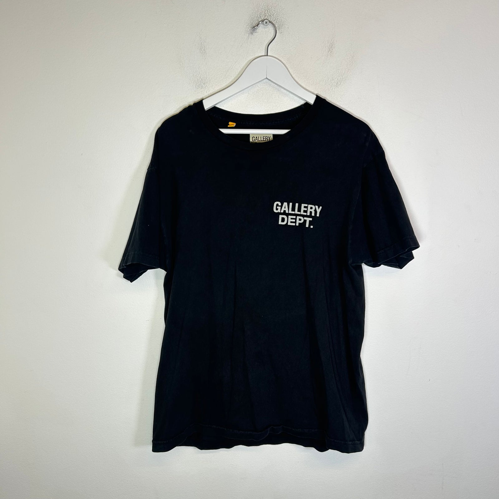 Gallery Dept Black/White Souvenir Logo T-Shirt Size M
