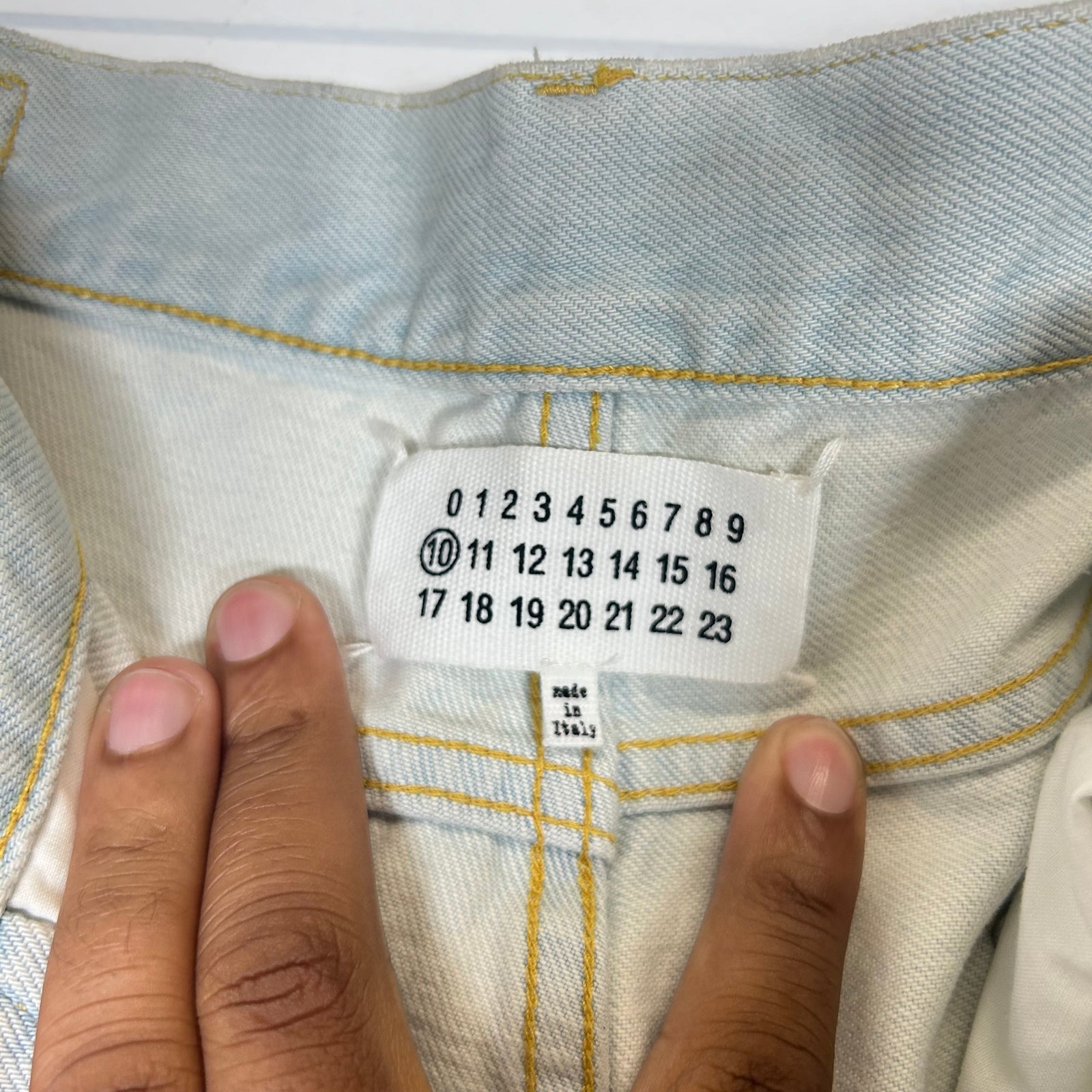Maison Margiela Acid Wash Denim Jeans Size 34