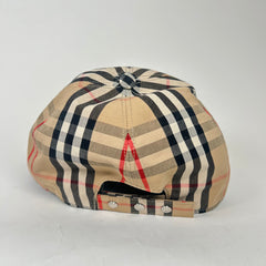 Burberry Tan TB Check Baseball Cap Size XL
