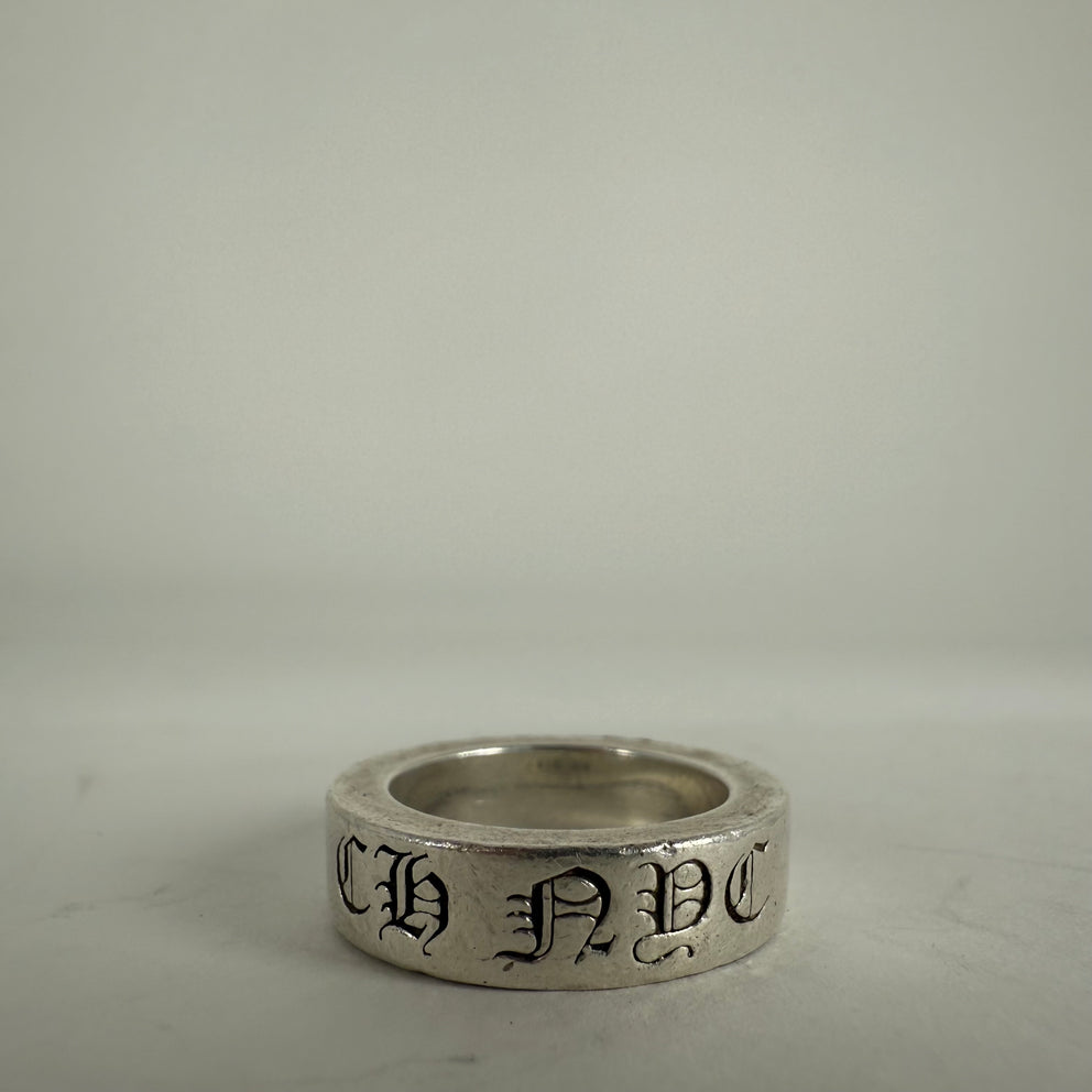 Chrome Hearts 'NYC' Spacer Ring Size 6