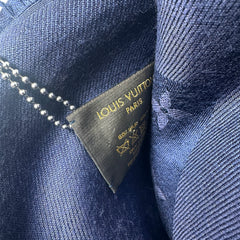 Louis Vuitton Blue Monogram Pashmina Scarf
