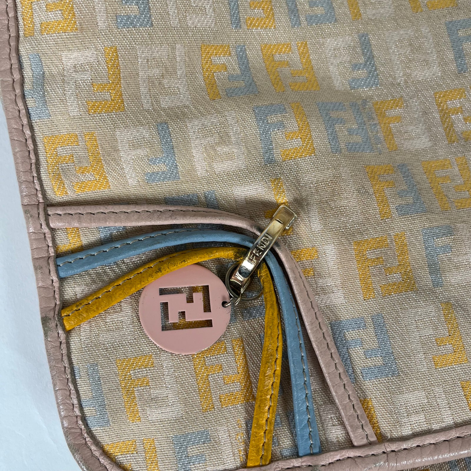 Fendi FF Monogram Pastelle Crossbody Bag
