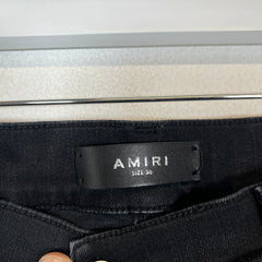 Amiri Black Starburst Applique Skinny Jeans Size 36