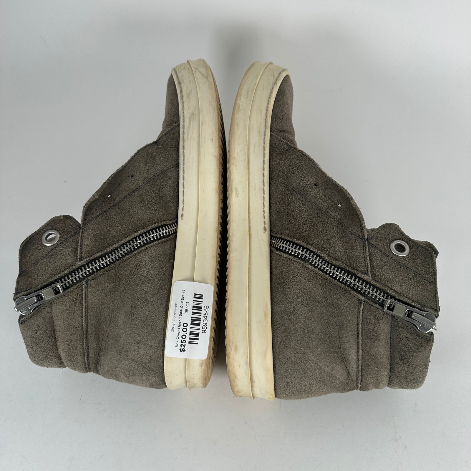 Rick Owens Island Dunk Dark Dust Size 44