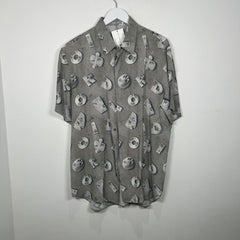 Dior x Daniel Arsham Logo Button-Up Shirt Size L