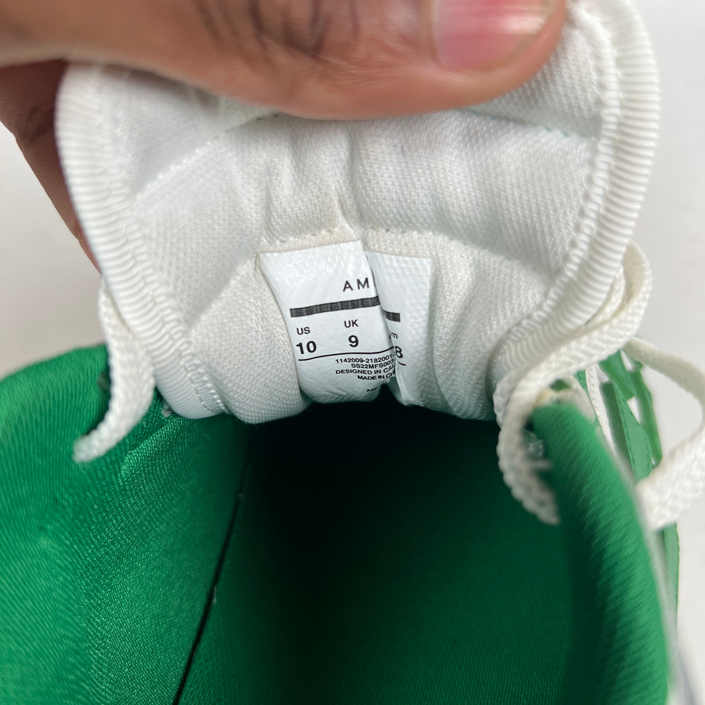 Amiri White/Green Skel Low-Top Sneaker Size 43