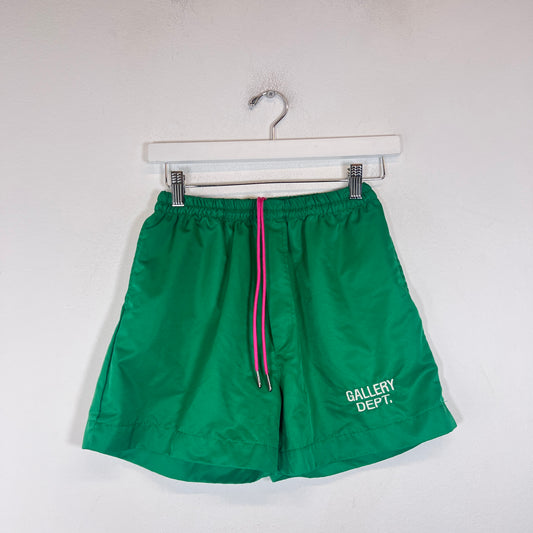 Gallery Dept Green Zuma Nylon Shorts Size XS
