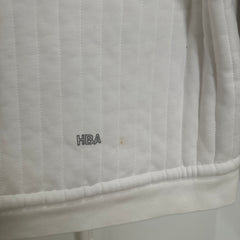 Hood By Air White Padded Crewneck Size Medium