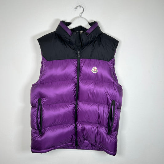 Moncler Purple Vest Size XL