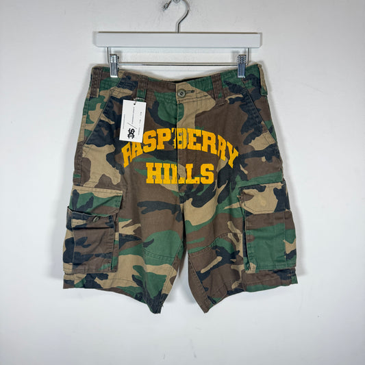 GV Gallery Camo Raspberry Hills Cargo Shorts Size S