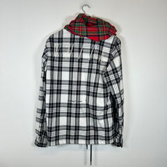 Off-White Checkered Flannel Hoodie Size S