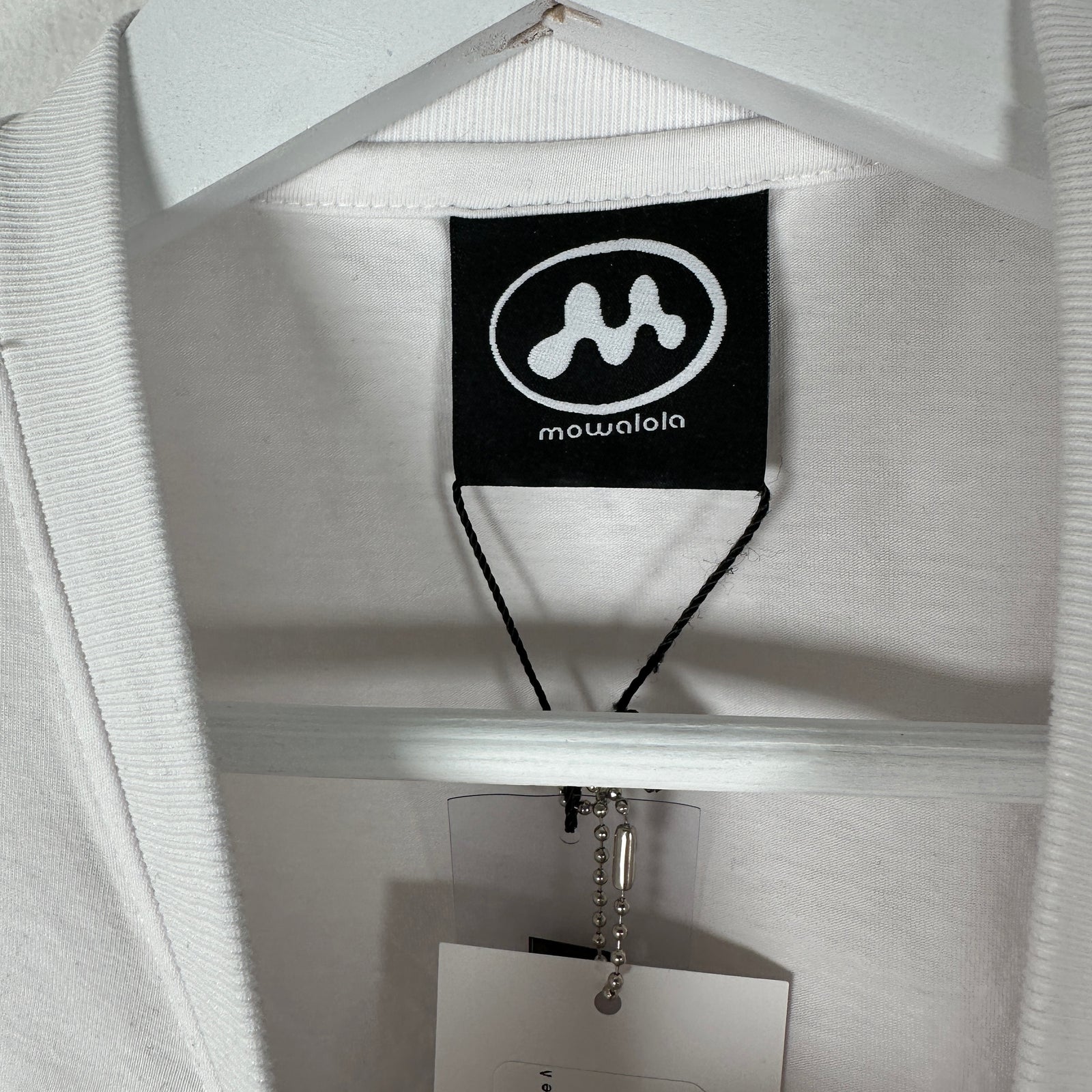 Mowalola White 'Double Sweat' T-Shirt Size M