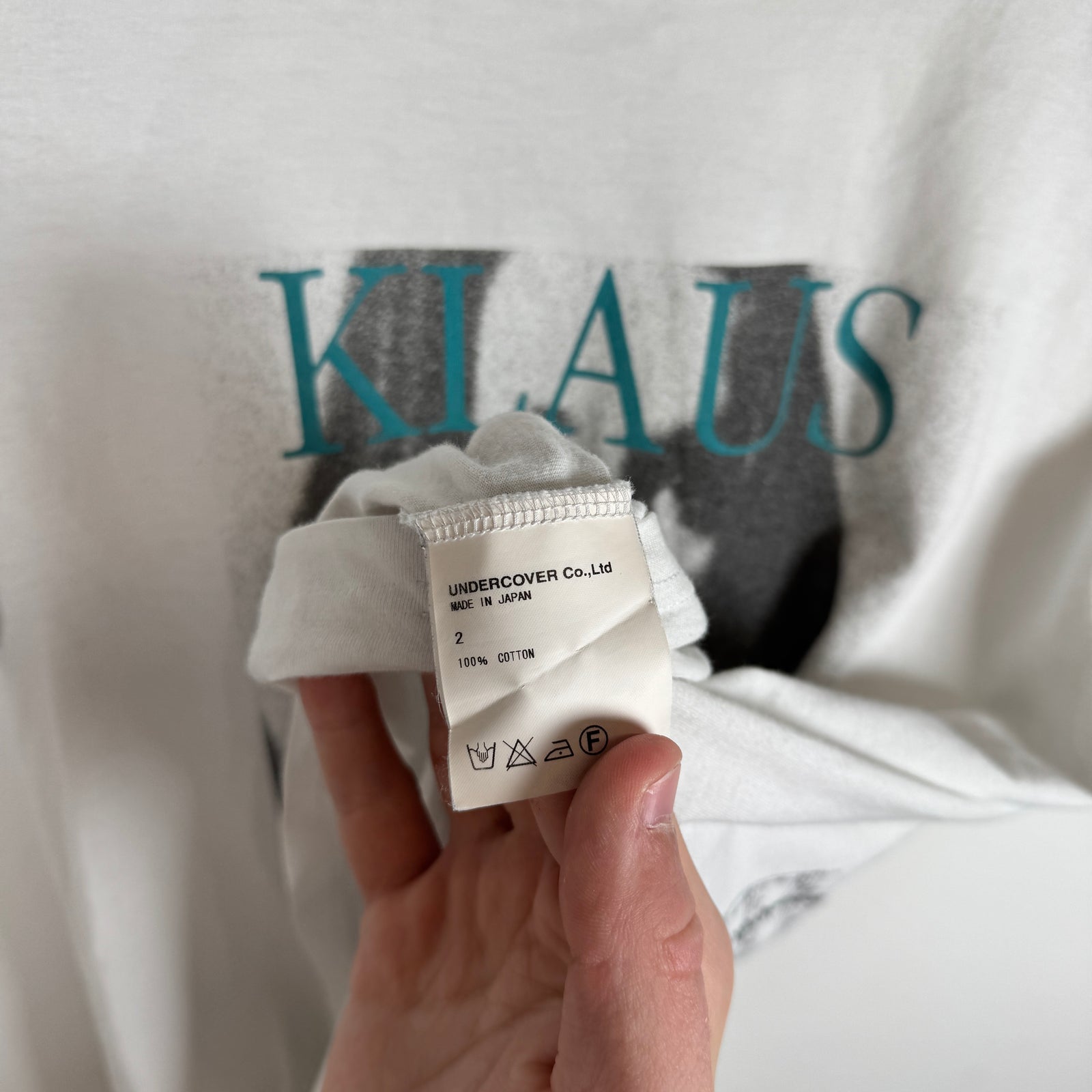 Undercover SS06 Klaus Wahnfrieden Tee Size 2