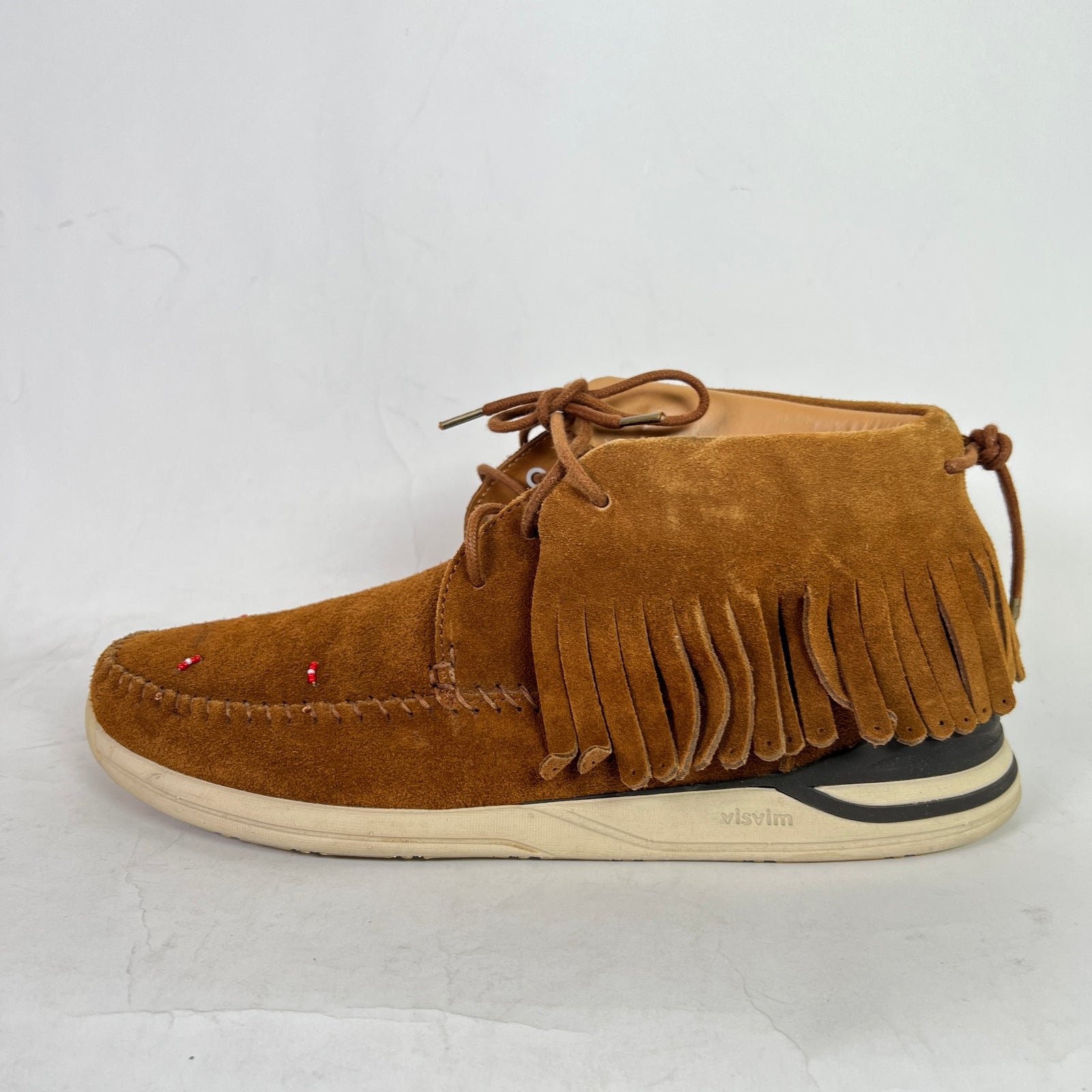 Visvim Brown FBT Shaman-Folk Size 10.5
