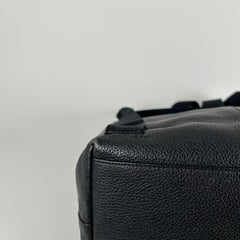 The Row Black Leather Bucket 10 Backpack