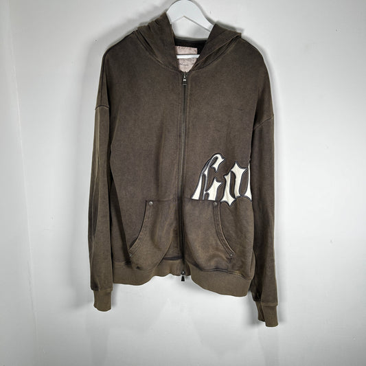 Godspeed FW23 Logo Zip-Up Hoodie Size M