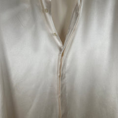 Saint Laurent Paris SS19 Silk Dress Shirt Size L