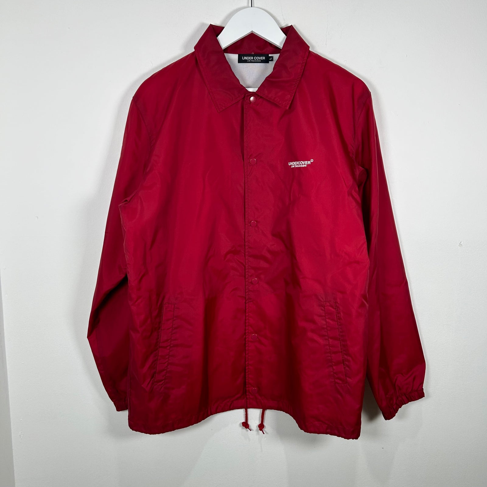 Undercover Red ' Chaotic Discord' Coach Jacket Size Large