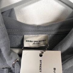 Dries Van Noten Light Blue Haxel Loose Fit Hoodie Size M