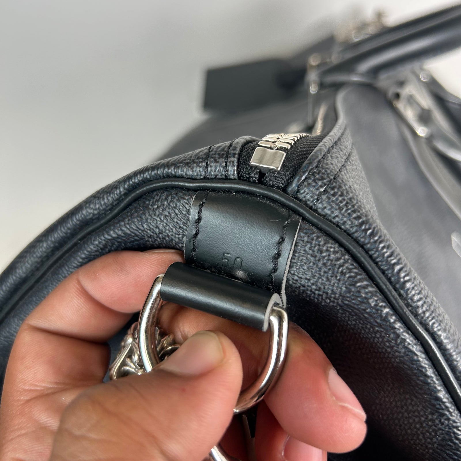 Louis Vuitton Damier Graphite Canvas Keepall Bandouliere 50