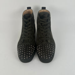 Christian Louboutin Olive Suede High Tops Size 45