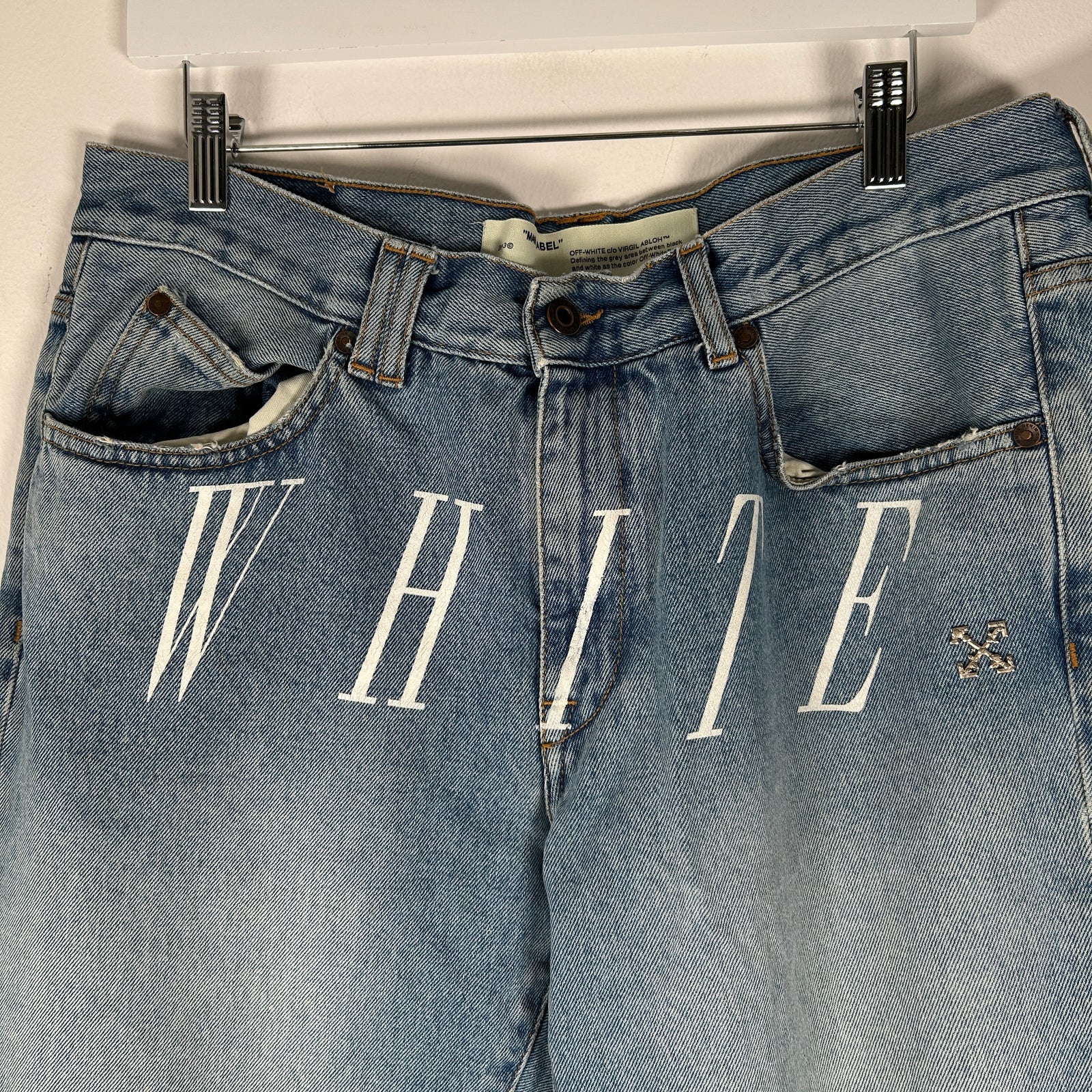 Off-White Stencil Graphic Jeans Size 36