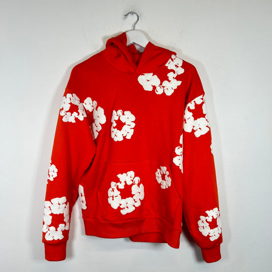 Denim Tears Orange Wreath Hoodie Size M