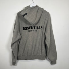 Essentials Dark Grey Hoodie Sz M