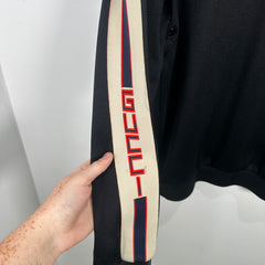 Gucci Striped Logo Track Hoodie Size XS