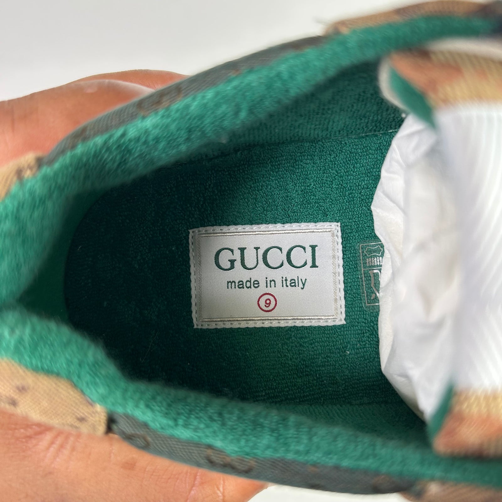 Gucci Burgundy GG Rhyton Sneaker