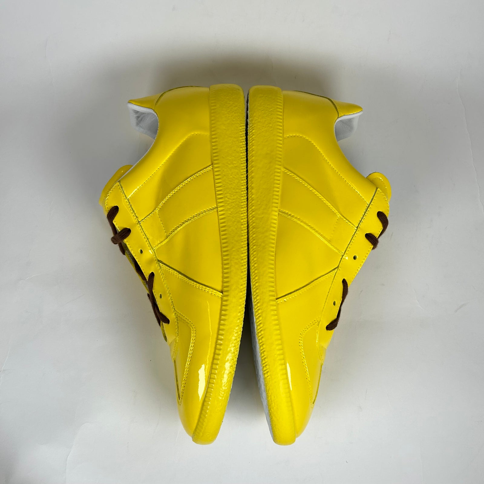 Maison Margiela Yellow Patent Leather Gats Size 45