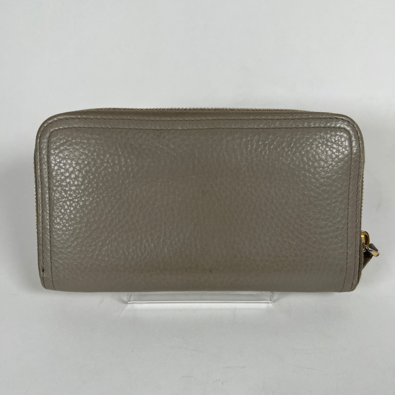 Prada Beige Saffiano Leather Wallet