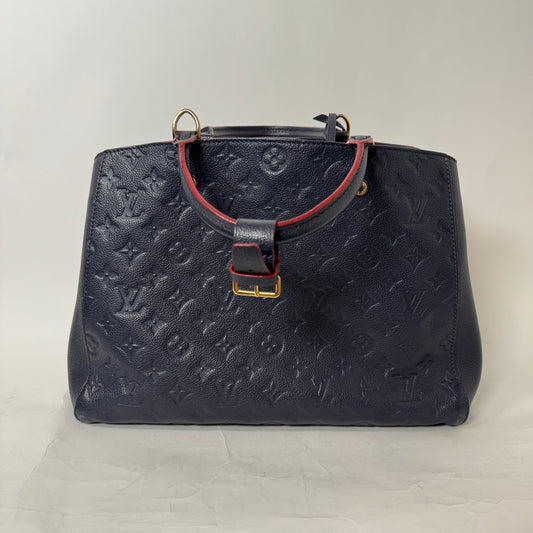 Louis Vuitton Navy Montaigne GM Monogram Empreinte