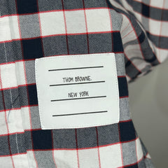 Thom Browne Plaid Shirt Size 4
