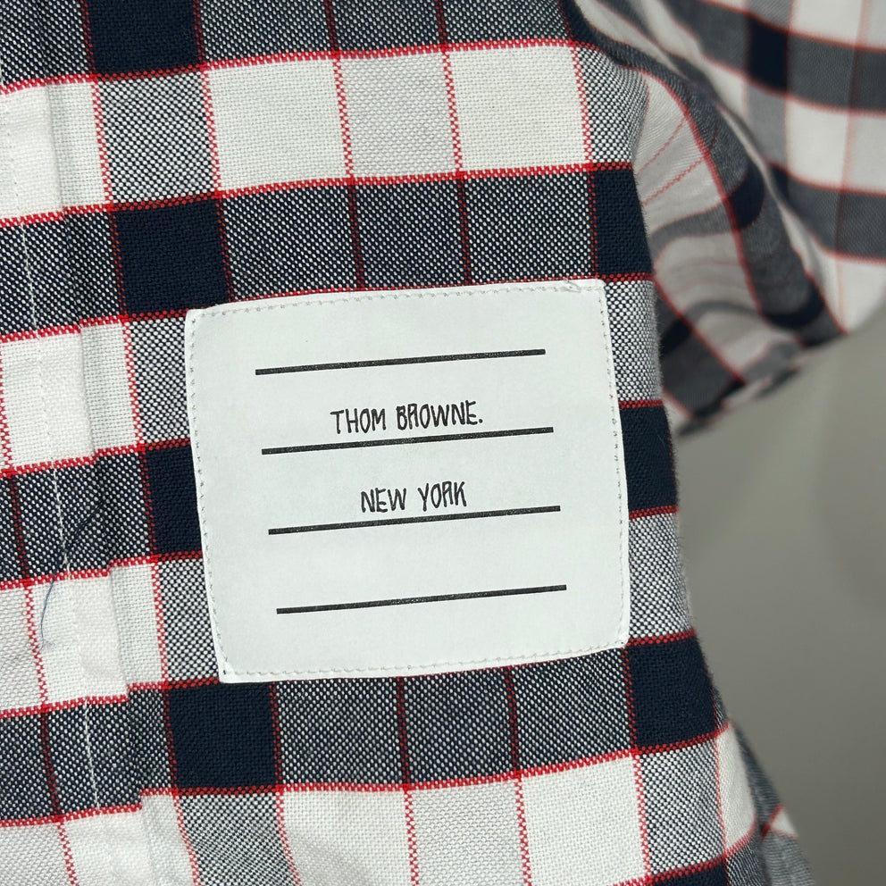 Thom Browne Plaid Shirt Size 4
