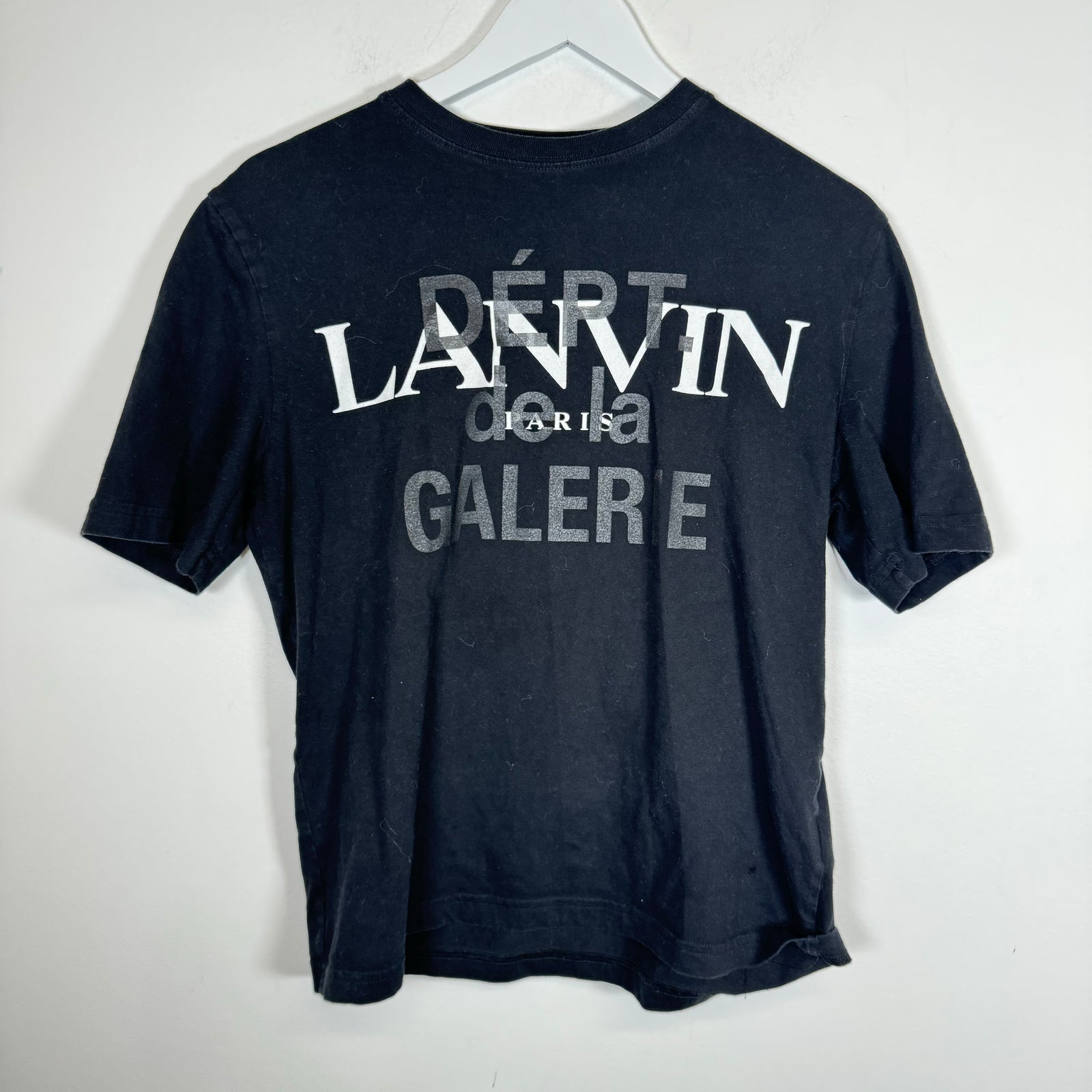 Lanvin x Gallery Dept Black French Logo Tee Size XS