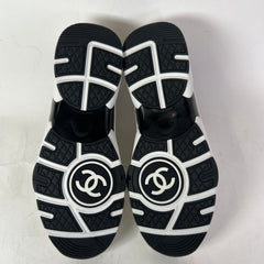 Chanel Interlocking CC Suede Calfskin Grained Leather Runners