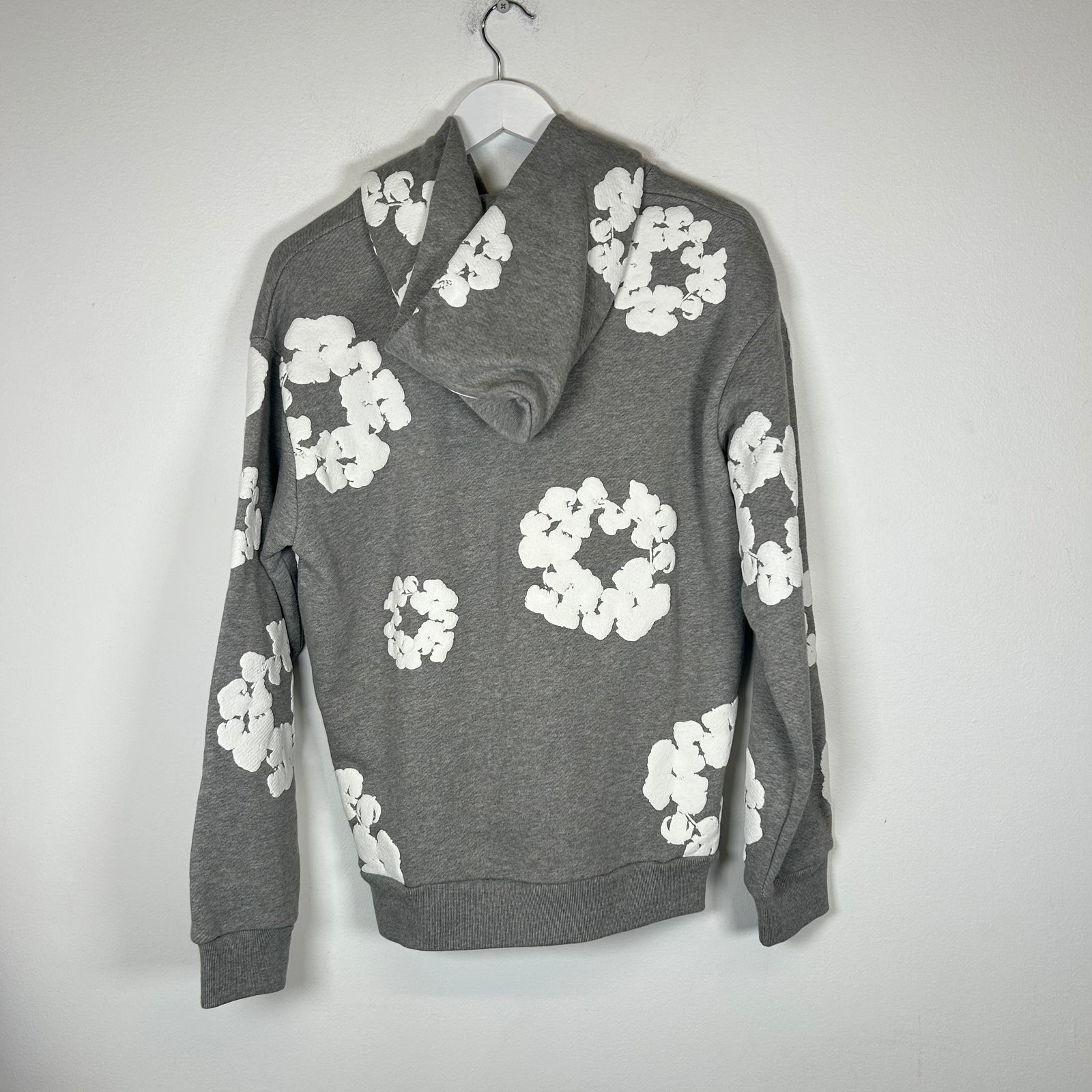 Denim Tears Grey Wreath Hoodie Size S