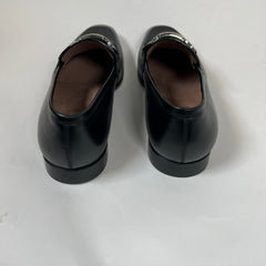 Ferragamo Benford Black Leather Bit Loafer Size 10