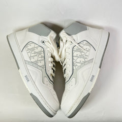 Dior B27 White/Grey Oblique Uptown Mid-Top Sneaker Size 45