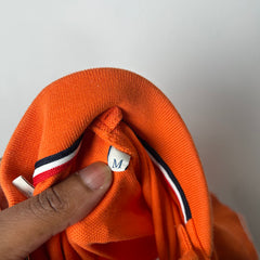 Moncler Orange Polo Shirt Size M