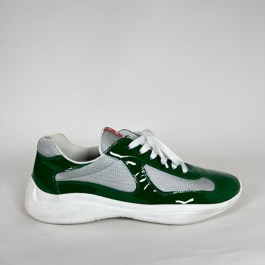 Prada Green/White Cups Size 12